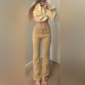 Y2K Hybrid & Company corduroy bootcut pants